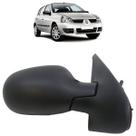 Retrovisor Clio 2000 2001 2002 2003 2004 2005 2006 2007 2008 2009 2010 2011 2012 Preto Acabamento Texturizado Com Controle