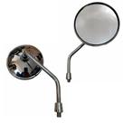 Retrovisor Cromado Estilo Intruder - Compatível com Motos Custom SLYCK-91217