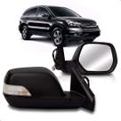 Retrovisor crv 2007 a 2012 eletrico retratil com pisca capa primer