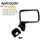 Retrovisor Direito Lado Passageiro Volkswagen Gol Parati Voyage Saveiro 1983 1984 1985 1986 1987