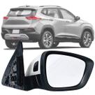 Retrovisor Direito Passageiro Chevrolet Tracker 2021 2022 Elétrico com sensor de Ponto Cego e Capa em Prime ou Vinho
