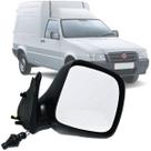 Retrovisor Direito Passageiro Fiat Fiorino Furgão 2011 2012 2013 2014 Com controle Interno Manual de Regulagem