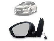 Retrovisor Elétrico Pisca P/ Peugeot 208 2021 Diante Motorista EB1019