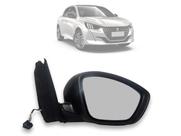 Retrovisor Elétrico Pisca P/ Peugeot 208 2021 Diante Passageiro EB1018