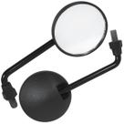 Retrovisor espelho moto DT200 XT225 XTZ125 Lente plana Haste com dobra cromada Yamaha Par