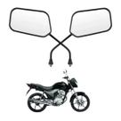 Retrovisor Espelho Moto Honda Cg Titan Fan 125 150 160 2008 A 2013 Par Rosca Honda