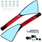 Retrovisor espelho moto modelo Rizoma Piramide CNC Honda Yamaha CG125 CG150 CG160 CB250 CB300 Twister YBR XTZ Par