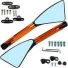 Retrovisor espelho moto modelo Rizoma Piramide CNC Honda Yamaha CG125 CG150 CG160 CB250 CB300 Twister YBR XTZ Par