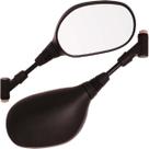 Retrovisor espelho moto modelo XT660 Fixo Lente Plana Haste normal Yamaha YBR125 YBR150 Fazer MT03 MT07 MT09 XTZ Par