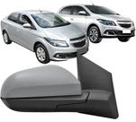 Retrovisor Espelho Onix Prisma Joy 2012 13 14 15 16 17 18 19 Com Controle Manual Capa Primer Direito
