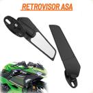 Retrovisor Espelho Universal Asa De Vento Para Motos Carenadas Ninja 400 2017 2018 2019