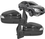 Retrovisor Espelho Versa 2015 até 2021 Elétrico Com Pisca Largo Par 2 peças Retrovisor Espelho Versa 2015 até 2021 Elétrico Com Pisca Largo Par 2 peças
