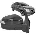Retrovisor Espelho Versa 2015 até 2021 Elétrico Com Pisca Largo