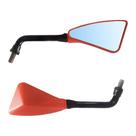 Retrovisor Esportivo Arrow Tipo Rizoma Vermelho Honda