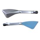 Retrovisor Esportivo Pirâmide Prata Solidez