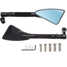 Retrovisor Esportivo Rizoma 3 Pontas - Lente Preto Retrovisor Esportivo Rizoma 3 Pontas - Lente Preto