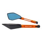 Retrovisor Esportivo Tomok 2 Gravado Mt-03 Mt03 Mt 03
