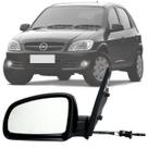 Retrovisor Esquerdo Motorista Chevrolet Celta Prisma 2007 2008 2009 2010 2011 2012 2013 2014 com Controle Interno Manual
