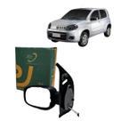 Retrovisor fiat uno vivace 2011 a 2021 original com controle 4 portas esquerdo