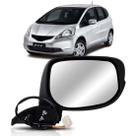 Retrovisor Fit 2009 a 2014 Eletrico S/pisca Capa Primer