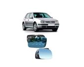 Retrovisor Golf 1999 ate 2006 Eletrico Lado Direito PQ Lado Esquerdo Com Vidro Azul BapImports