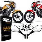 Retrovisor Gvs Bmw Convexo Giro 360 Titan Fan Start 160 todos os anos