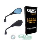 Retrovisor GVS BMW GS650/F800 Fixo Yamaha Lente Convexa Azul - GVS Premium
