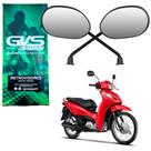 Retrovisor Gvs Honda Biz 125 110I 2007 2008 2009 2010 2011 2012 2013 2014 2015 2016 2017