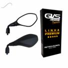 Retrovisor GVS Premium Modelo BMW F800 Haste Curta Rebaixada 90 Lente Convexa Fumê P/ Motos Honda