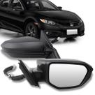 Retrovisor honda civic 2016 2017 elétrico sem pisca capa preta