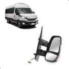 Retrovisor Iveco 2020 a 2024 Com Pisca Braco Curto Base Reta