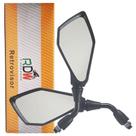 Retrovisor Kawasaki Z400 Haste Curta Rosca Honda Lente Convexa
