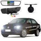 Retrovisor LCD + Câmera de Ré Voyage 2008 2009 2010 2011 2012 2013 2014 2015 2016 2017 2018 2019 2020 2021 2022 2023