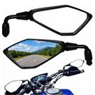 Retrovisor Mini Esportivo Z400 Haste Curta Rosca 10mm Moto Honda Kawasaki Suzuki Par