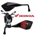 Retrovisor Mini Z400 Haste Longa Rebaixado Fixo Rosca Honda