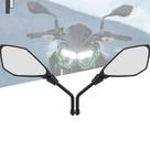 Retrovisor Modelo Z400 Honda Para 160 Fan Start Cargo Cg 125 150 Twister Cb 250 Rosca Fixo Esportiv