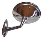 Retrovisor Opala Caravan 69 a 79 - Inox / Metal Cromado - Lado Esquerdo