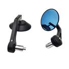 Retrovisor Premium Cafe Racer Ponta Guidão Lente Antireflexo