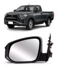 Retrovisor Preto Liso Fixo Hilux 2016 A 2019 Retrovisor Preto Liso Fixo Hilux 2016 A 2019