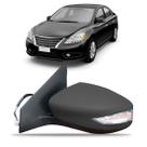Retrovisor sentra 2014 a 2016 eletrico retratil c/pisca capa primer