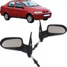 Retrovisor Siena Fire 2001 2002 2003 C/ Controle 4 Portas