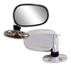 Retrovisor Universal Cromado Passat Fusca Fiat 147 Brasilia