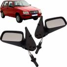 Retrovisor Uno Fire 2001 2002 2003 2004 2005 C/ Controle 4 Portas