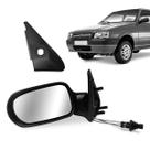 Retrovisor Uno Fire Flex 2006 a 2011 4 portas + Acabamento