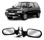 Retrovisor Uno Fire Flex 2006 A 2013 2 Portas Controle Esquerdo