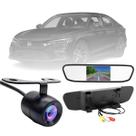 Retrovisor Visor Espelho Tela Lcd Veicular + Câmera De Ré