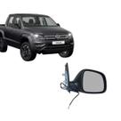 Retrovisor VW Amarok 2011 a 2024 Preto sem Pisca Elétrico Direito