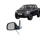 Retrovisor Vw Amarok 2012 a 2022 Preto sem Pisca Elétrico Esquerdo