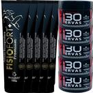Revenda Atacado 5 Gel 30 Ervas Power 300g + 5 Pomada Massageadora Fisiofort Premium 150g