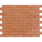 Revestimento Cerâmica Natural - Tijolinho Ollastra 7x24cm Marrom/Terracota Revestimento Cerâmica Natural - Tijolinho Ollastra 7x24cm Marrom/Terracota